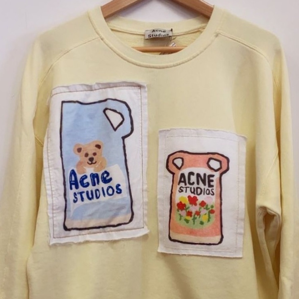 Acne Studios Patchwork Sweater Size S